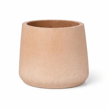 Вазон Patt Pflanzgefäß Grau L: бетонний вазон для дому та саду, морозостійкий, UV-стійкий, Ø20x16x16.5 см