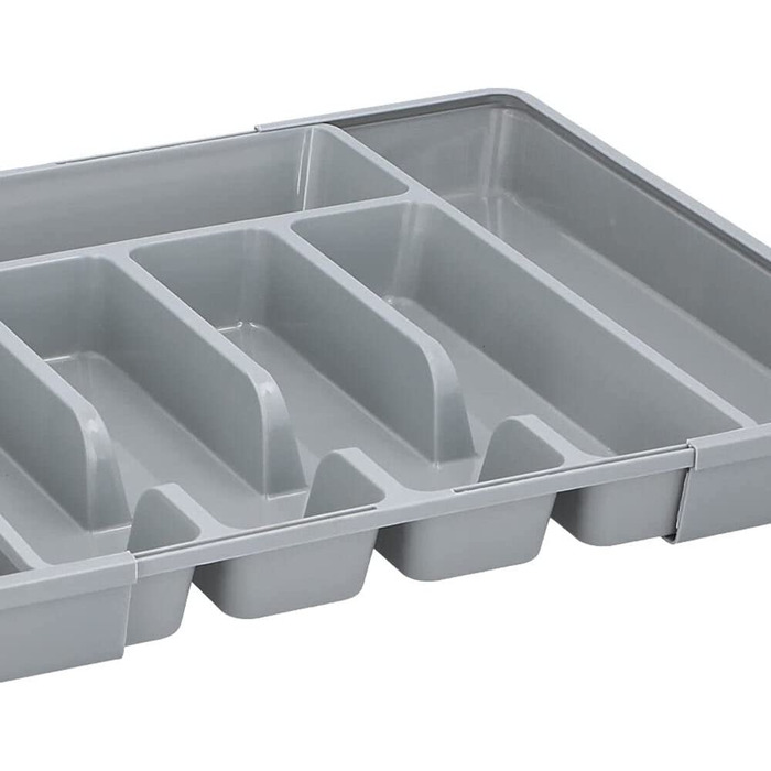Ящик для столових приладів Murago 27-45х36х4,5 см сірий