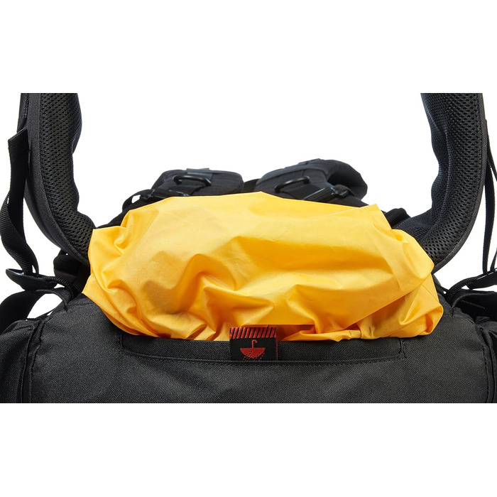 Туристичний рюкзак з внутрішнім каркасом і дощовиком, 75 л, зелений