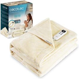 Електрична ковдра Cecotec HeatConfort 160x130 см, 115 Вт, 10 температурних режимів, LCD-контролер, таймер