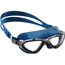 Окуляри Cressi Planet - окуляри преміум-класу для плавання, плавання в басейні, триатлону і всіх водних видів спорту, один розмір підходить всім, унісекс для дорослих (металевий синій / чорний)