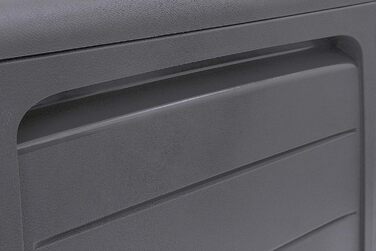 Скриня для зберігання Keter Marvel Plus 270л, сіра, водонепроникна, з сидінням, для саду, тераси, балкону