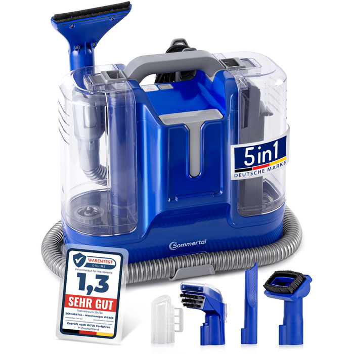 Многофункціональний пилосос MultiCleaner WS450 5-в-1 для килимів, меблів, авто та тварин. Потужний 450W, з аксесуарами, самоочищення