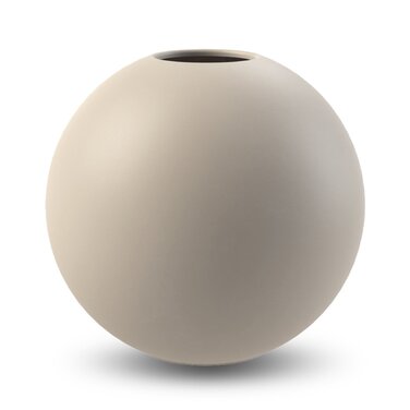 Ваза для квітів Cooee Design Ball 20см, пісочний колір