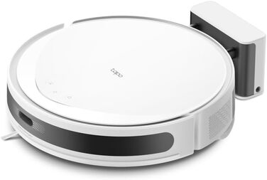 Робот-пилосос Tapo RV20 Max з функцією миття, 5300Pa, LiDAR-навігація, сумісний з Alexa & Google Assistant, білий