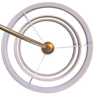 Relaxdays: Арка-настільна лампа з металу та тканини