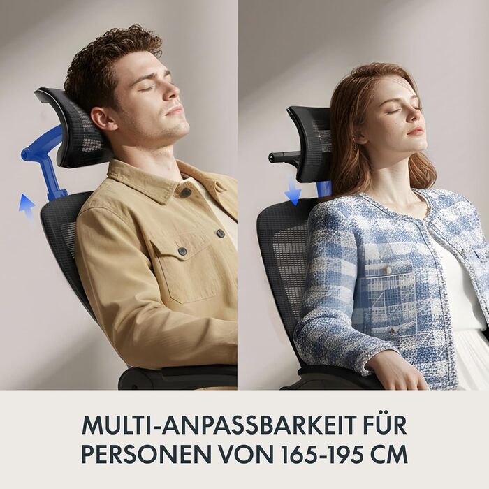 Офісний стіл FLEXISPOT Pro (Чорний Mesh): ергономічний крісло з регульованою підголівником, підлокітниками та поперековою підтримкою, функція гойдання 120° для дому, офісу та робочого кабінету