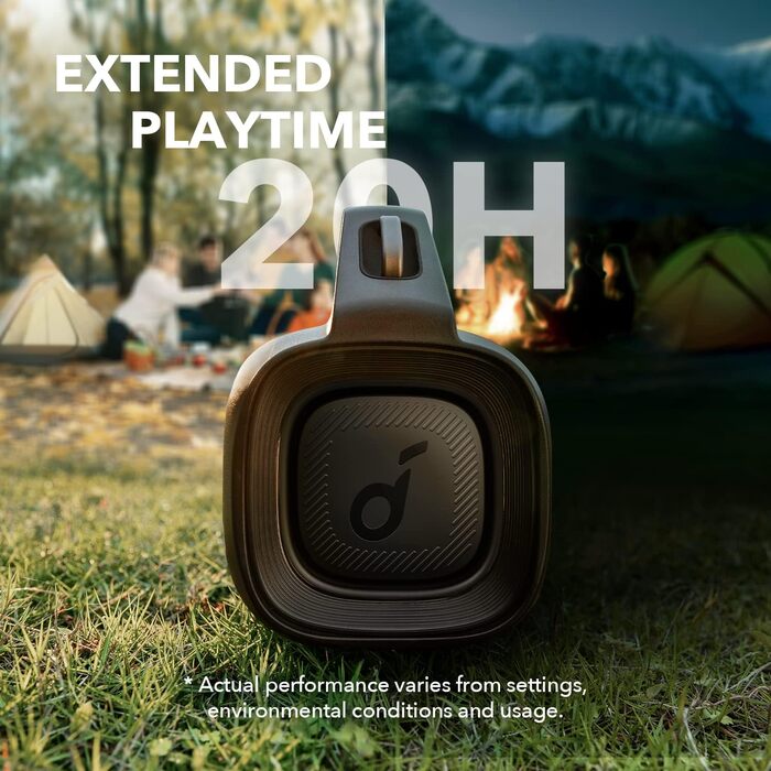 Soundcore Motion Boom Plus: портативна колонка Anker, 80W, IP67, Powerbank, Bluetooth, чорна