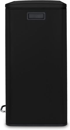 Сміттєвий бак Les Collectionneurs Sensor №1012, 69л, 3 відсіки (47+11+11л), автоматичне відкривання, інфрачервоний датчик, тиха кришка, дизайн (чорний)