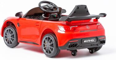 Дитячий електромобіль Mercedes GTR Mini з акумулятором 12V, червоний
