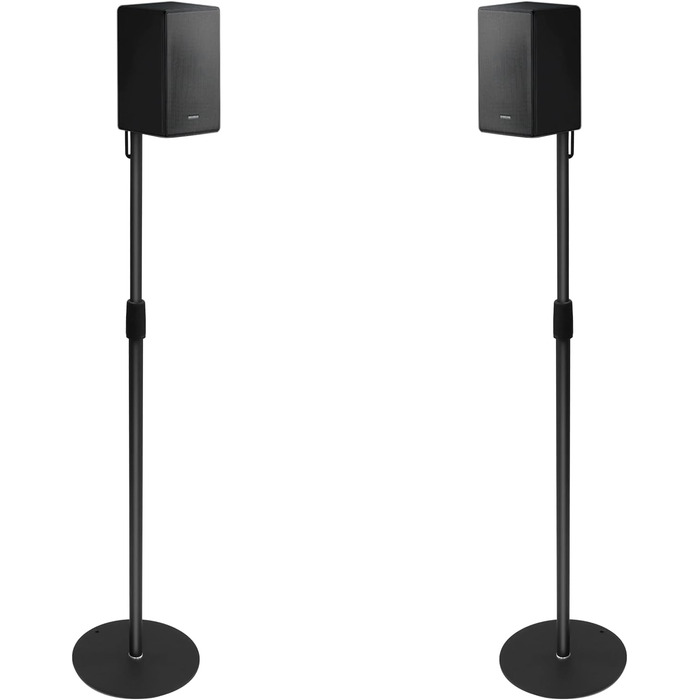 Підставка для колонок, 2 шт., сумісна з Samsung, Sony, регулюється по висоті від 73,7 до 139,7 см, для колонок до 5 кг, універсальна підставка Gekufa