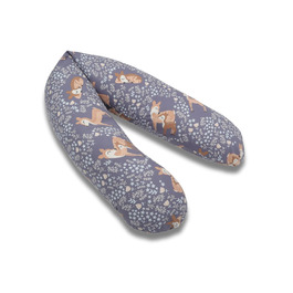 Подушка для вагітних Bear Classic 190 см, бавовняна подушка для сну та підтримки тіла, гіпоалергенна, принт Олень (100% джерсі бавовна)