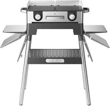 Електрогриль WMF Lono Master-Grill 50x28 см з регульованими зонами нагріву, нержавіюча сталь, для барбекю на вулиці