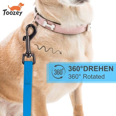 Повідець для собак Toozey, 3 м / / 7 м / 10 м / 1/20 м з ремінцем на зап'ясті і сітчастою кишенею, водонепроникний повідець для дресирування великих і маленьких собак, міцний повідець для собак