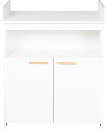 Комод-пеленальник Roba 'Антон' білий, з пеленальним столиком, 2 дверцята та 1 полиця, висота пеленального майданчика 90 см