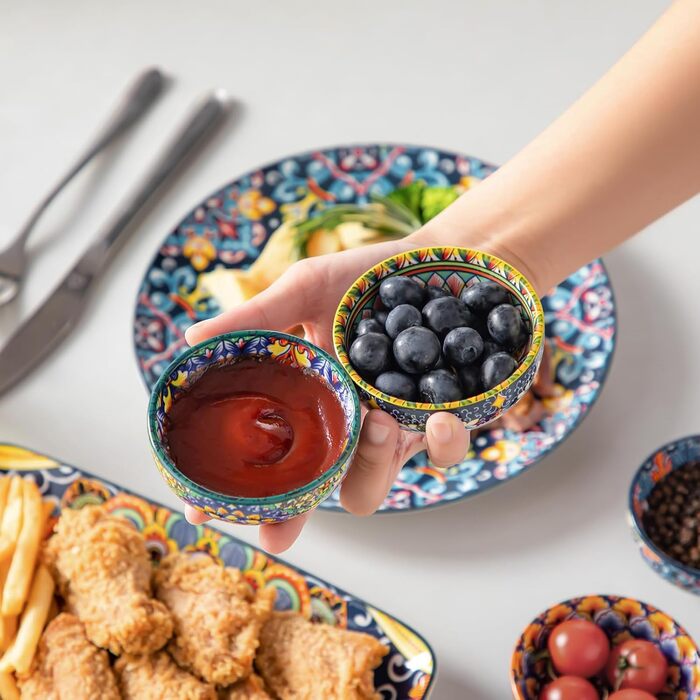 Набір кавових чашок Vancasso 6 шт. SIMI, 360 мл, порцеляна, чайний сервіз на 6 осіб (6 салатників)