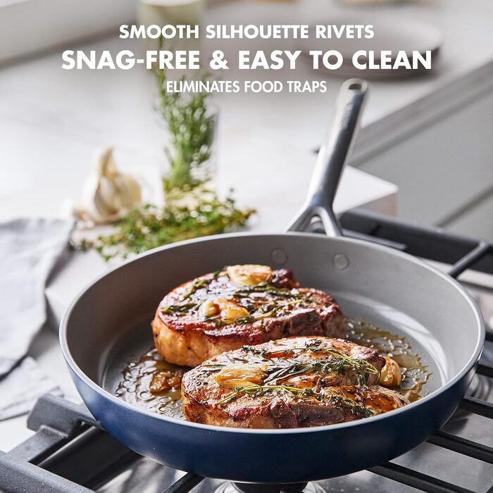 Набір сковорідок GreenPan GP5: керамічне покриття, антипригарні, 24.1 та 27.9 см, 2 шт.