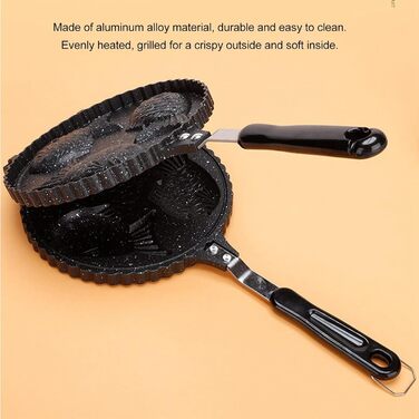 Вафельниця для випікання у формі риби, антипригарне покриття, алюміній, 42x19.5x14 см