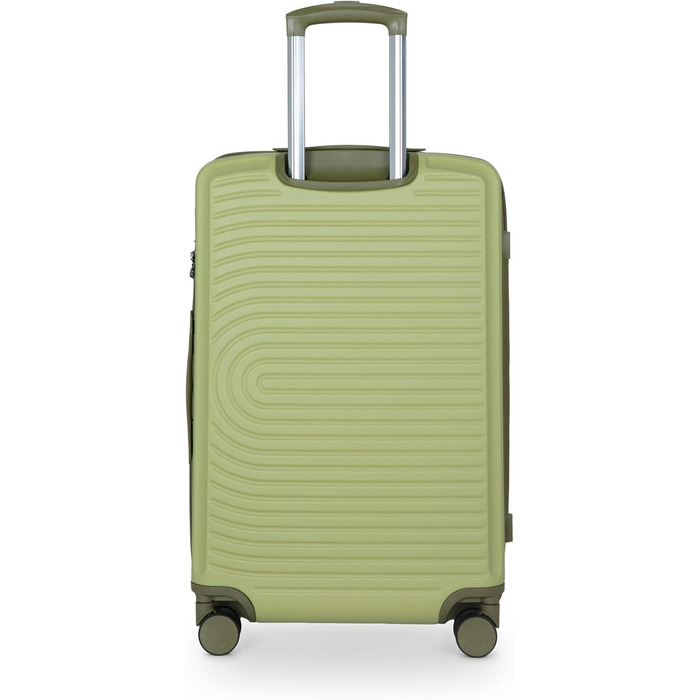 Набір валіз Hauptstadtkoffer Mitte 55/68/77 см: 3 валізи + цифровий багажний тег, TSA, ABS, XL-розширення