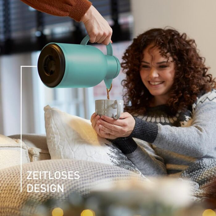 Термос Emsa Samba 1,5 л з ізоляцією Quick Press - 12 год гарячим, 24 год холодним