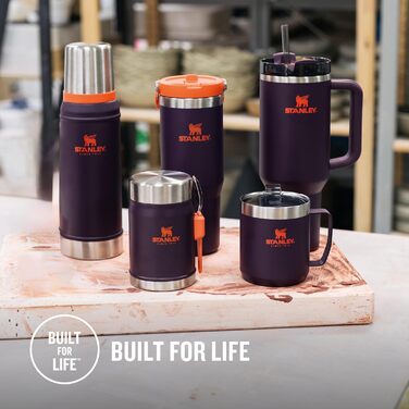 Термокружка Stanley Classic Legendary Camp Mug - 0.35L, Plum (Сливовий)