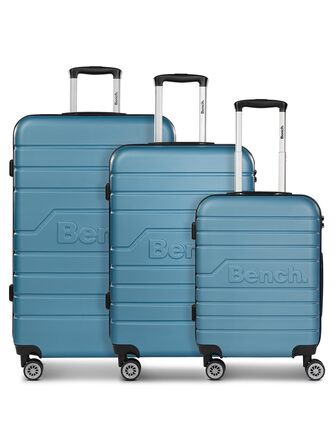 Набір валіз Bench Hartgepäck Seattle 3-ті, Nordic-blue | ABS, TSA-замок, 4 колеса | Чоловічий/Жіночий