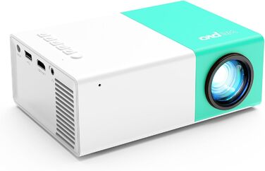 Портативний проєктор Mini Beamer YG300Plus Max: LED проєктор для дому та на відкритому повітрі з HDMI, USB, Type-C та пультом ДУ