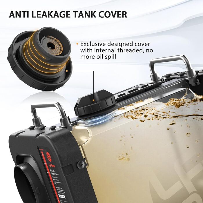 Дизельний опалювач LF Bros 5 кВт - 12/24/220-240V з пультом керування та LCD-дисплеєм для гаража, майстерні, кемпінгу, автодому (білий)