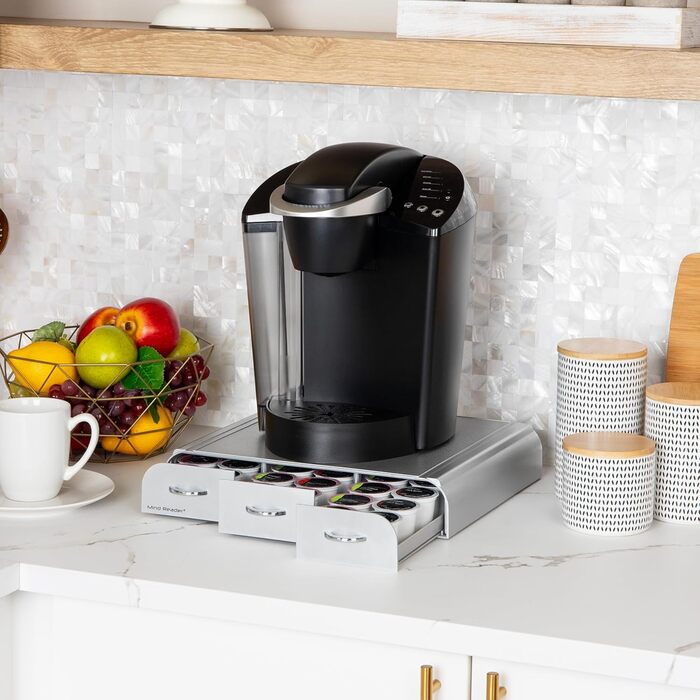 Організатор для капсул кави Mind Reader TRAY6-WHT - 36 місць, сумісний з K-Cup, CBTL, Verismo, Dolce Gusto