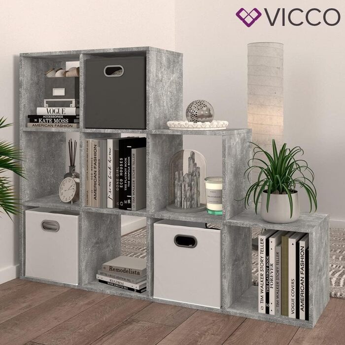 Сходова полиця Vicco, 142,2 x 107,8 см (бетон)