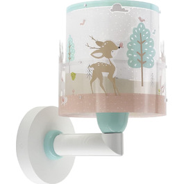 Дитячий настінний світильник Dalber Хмари Loving Deer Pink, 61279, E27