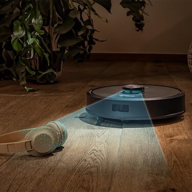 Робот-пилосос Cecotec Conga M50 з лазерною навігацією, 20000 Pa, акумулятор 4500 mAh, силіконова щітка для тварин, площа прибирання до 180 м²