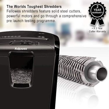 Шредер Fellowes M-8C Cross Cut - безпечне знищення документів