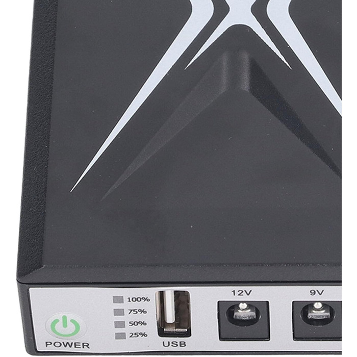 Резервний акумулятор Pyhodi Mini UPS 10400 мАг, джерело безперебійного живлення камери безпеки з входом постійного струму USB-вихід USB 5 В постійного струму 9 В 12 В 2 А, Wi-Fi маршрутизатор із широким кутом огляду