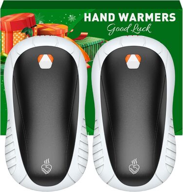 Електричні грілки для рук FANDLISS, 2 шт. - портативні, акумуляторні, 6000mAh, 3 режими нагріву, швидкий нагрів, ідеальний подарунок для спорту та зими