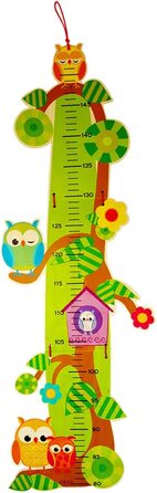 Дерев'яні іграшки Hess 20022-дерев'яна планка для дітей, серія сова, ручної роботи, складна, підходить для одного зросту