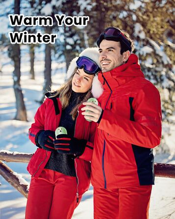 Електричний грієчка для рук Miaton 6000mAh - перезаряджуваний кишеньковий обігрівач для кемпінгу, подарунок для чоловіків, жінок, дітей