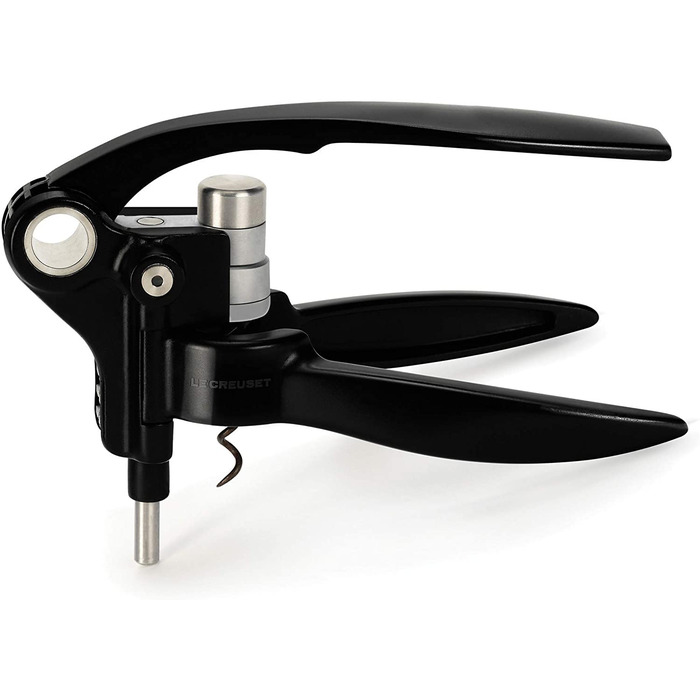 Набір викруток для вина Le Creuset з різаком для ковпачків, чорний/сріблястий, метал