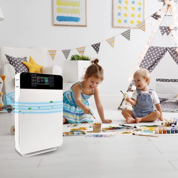 Повітряочисник Livington AirPurifier для кімнат до 30 м² – для алергіків, проти пилу, пилку та шерсті тварин, з автоматичним режимом та таймером