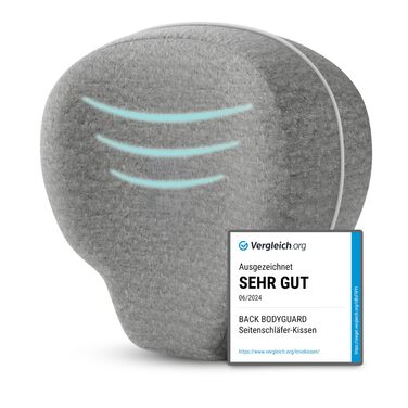 Підтримка для колін та ніг BACK BODYGUARD для тих, хто спить на боці - подушка для ніг та колін з чохлом - подушка для підтримки тіла для дорослих