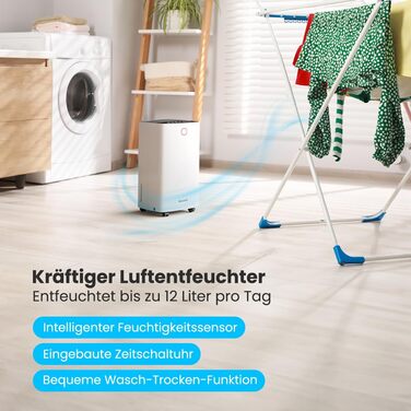 Електричний осушувач повітря Auronic AU3129 12L - 12 літрів для дому