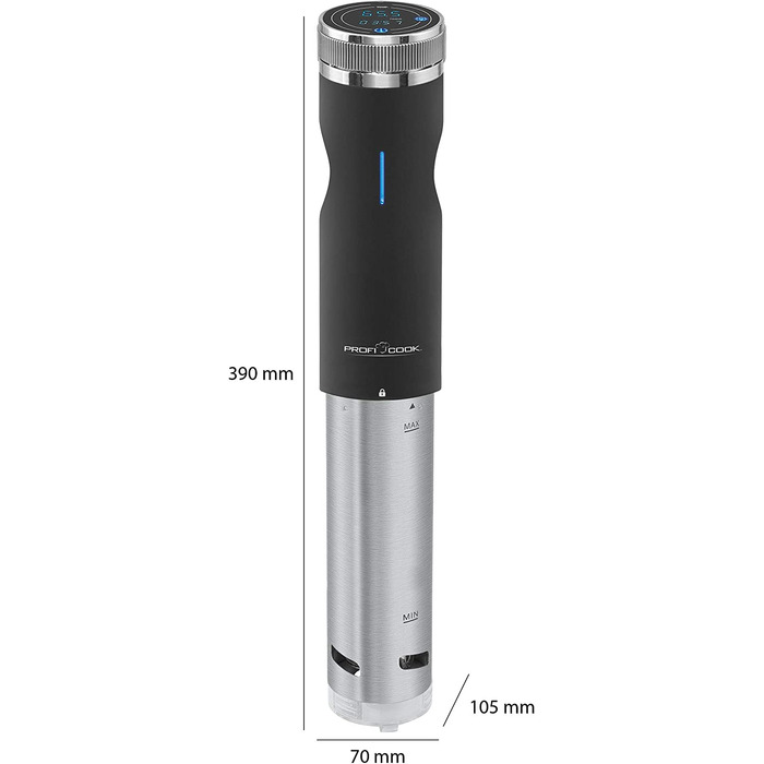 Су-від прилад ProfiCook PC-SV 1159 | WIFI | Чорний | з автоматичними програмами