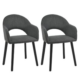 колір: поліестер, чорно-сірий, чорні дерев’яні ніжки