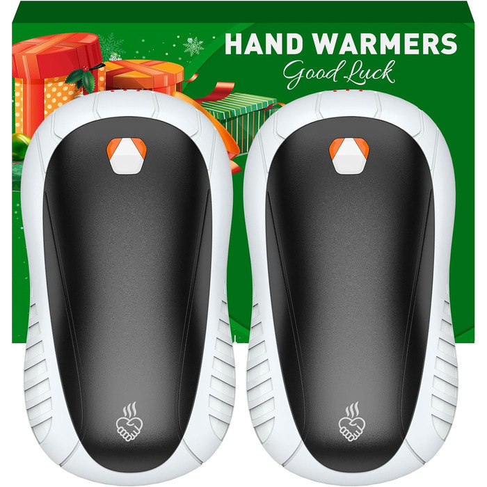 Електричні грілки для рук FANDLISS, 2 шт. - портативні, акумуляторні, 6000mAh, 3 режими нагріву, швидкий нагрів, ідеальний подарунок для спорту та зими