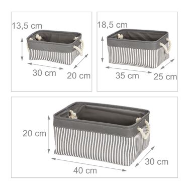 Набір органайзерів Relaxdays: 3 розміри