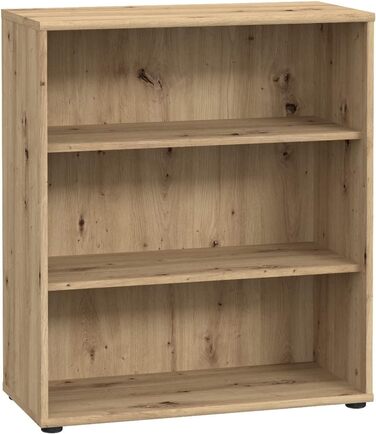 Книжкова шафа Newroom Shelf Artisan Oak Modern - 73,7x85,5x34,8 см (ШxВxГ) - Шафа з стоячою полицею - Lucius.Sixteen Кабінет Вітальня 09- Полиця V5