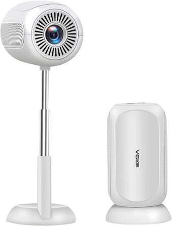 Міні-проектор VGKE з Android TV 13.0, 23000 люмен, Full HD 4K, WiFi6, Bluetooth, автофокус, автоматична корекція трапецеїдальних спотворень, для телефону/зовнішнього використання/ноутбука