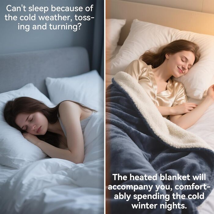 Електрична грілка з автовимкненням 160x130 см, 9 температурних режимів, таймер, LED-дисплей, пральна, для дивана, ліжка, офісу, подарунок. Кольори: сірий 130*160 см, сірий 130*180 см