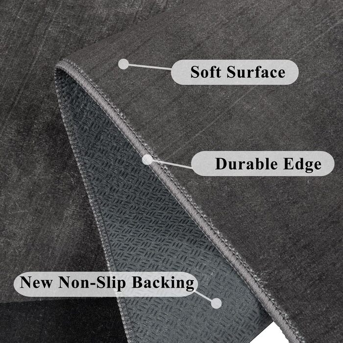 Килимок для захисту підлоги під стілець 90x120 см. Килимок під офісний/ігровий стілець, захист для твердих підлог, антиковзаюча підстилка для стільця.