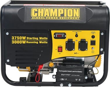 Генератор Champion Power Equipment Mighty Atom 9200i-EU (3500 Вт, бензин, інверторний) – для кемпінгу та відпочинку на природі
